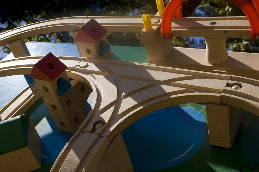 Wooden Train Set